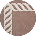 Inlaid Border Barley Sugar